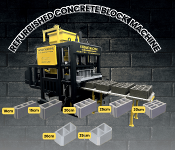 REFURBISHED CONCRETE BLOCK MACHINE REFURBISHED CONCRETE BLOCK MACHINE